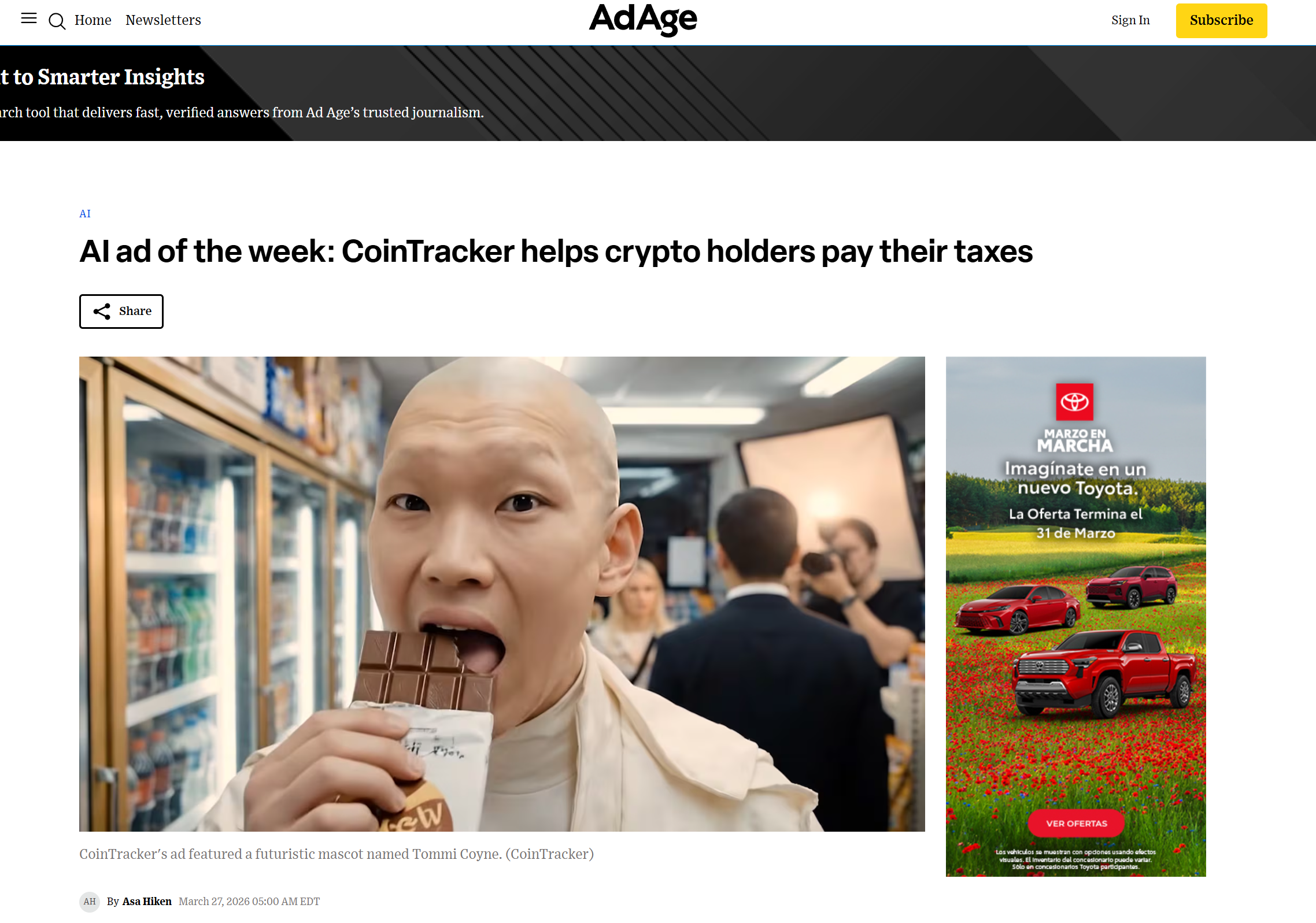 AdAge AI Ad of the Week